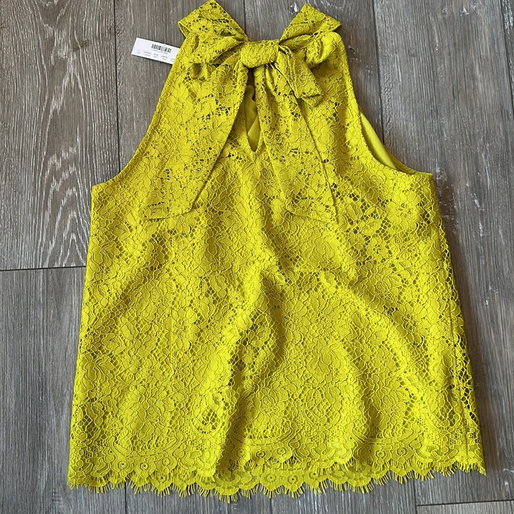 NWT J.Crew Lace Halter Top - Picture 5 of 7
